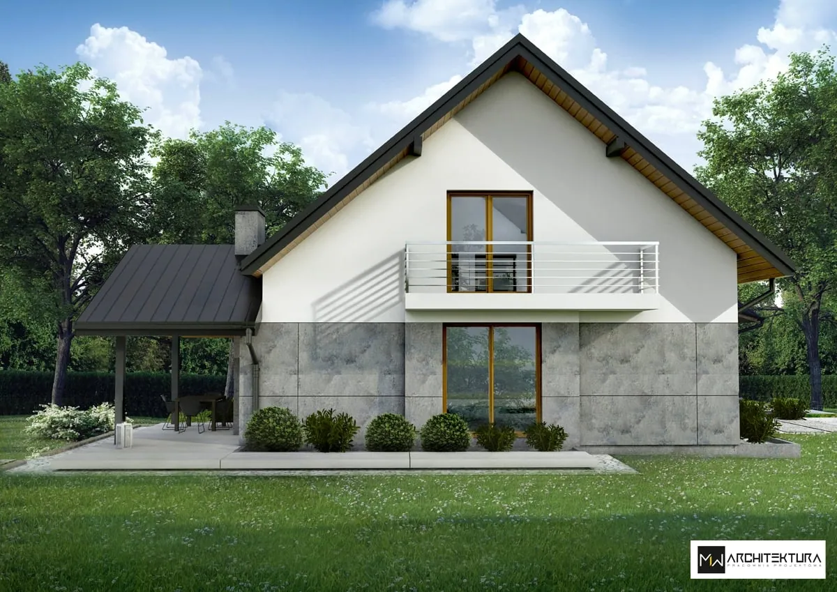 Dom jednorodzinny – Janczowa — Janczowa, projekt pracowni MW Architektura