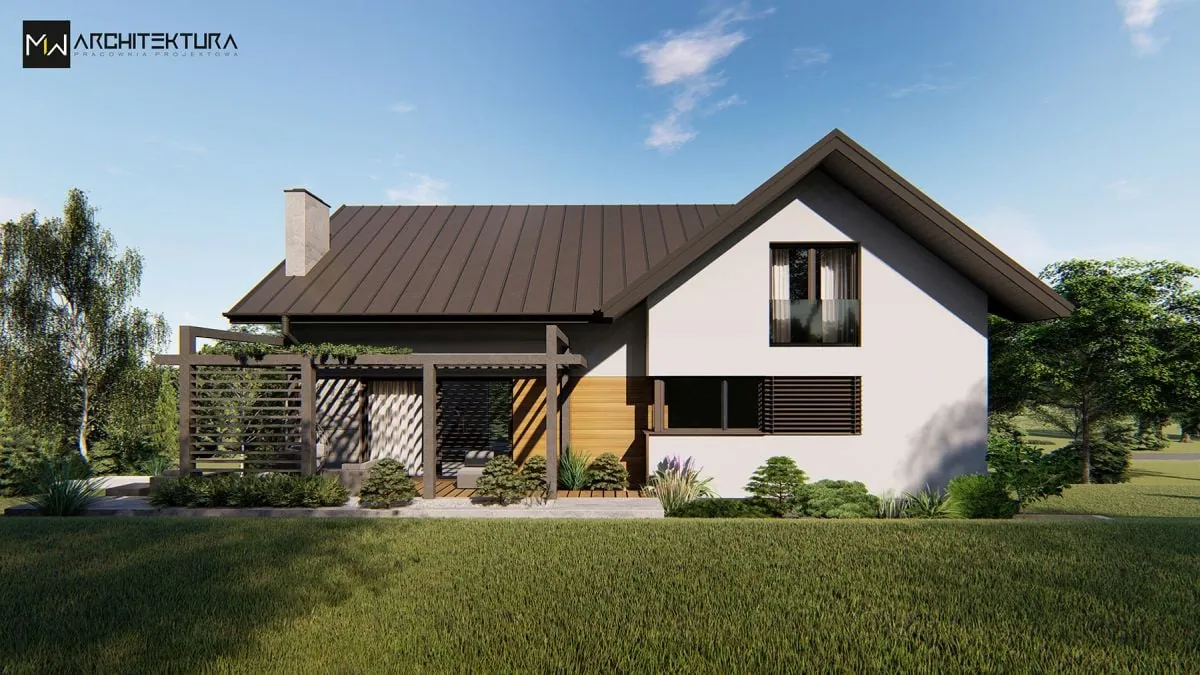 Dom jednorodzinny – Trzycierz — Trzycierz, projekt pracowni MW Architektura