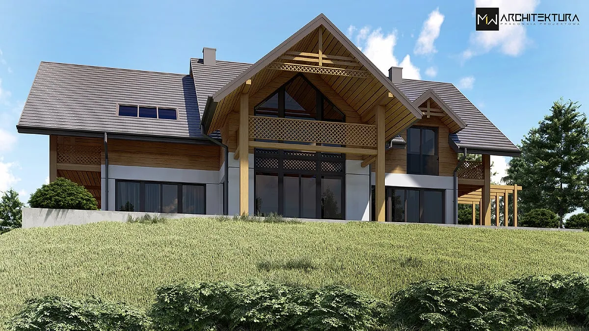 Dom na wzgórzu – Tylicz — Tylicz, projekt pracowni MW Architektura