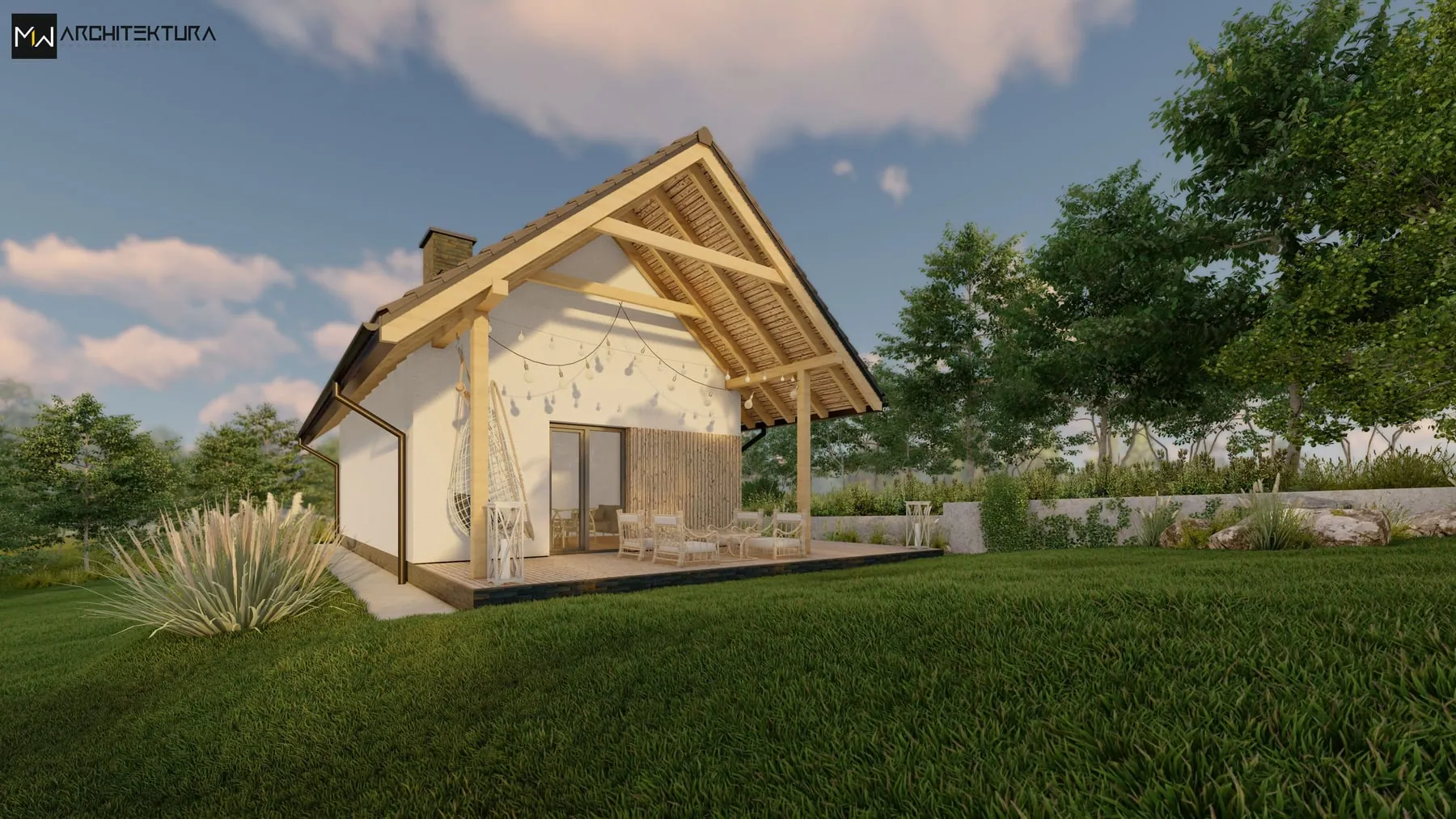 Dom letniskowy – Witowice Dolne — Witowice Dolne, projekt pracowni MW Architektura