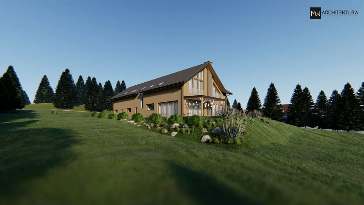 Dom z sauną – Wysowa-Zdrój — Wysowa-Zdrój, projekt pracowni MW Architektura